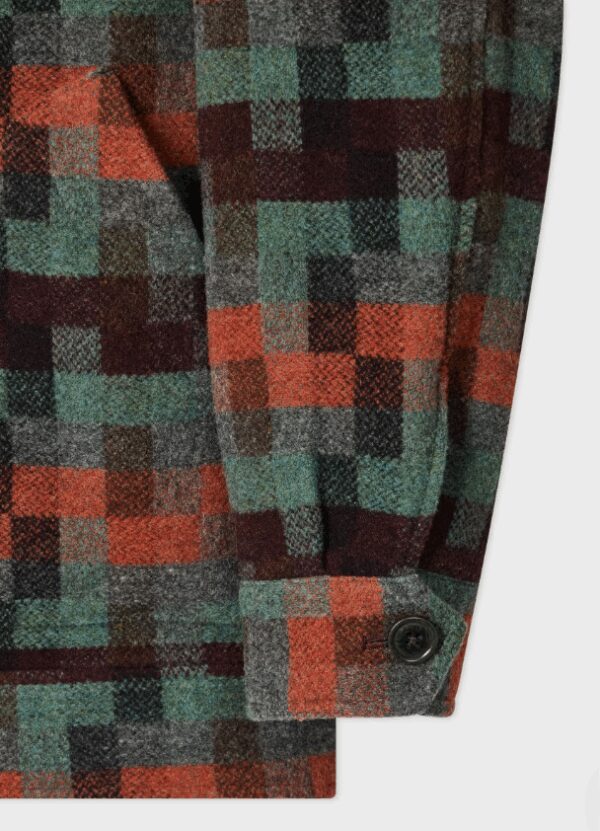 PAUL SMITH – BOMBER QUADRO ROSSO