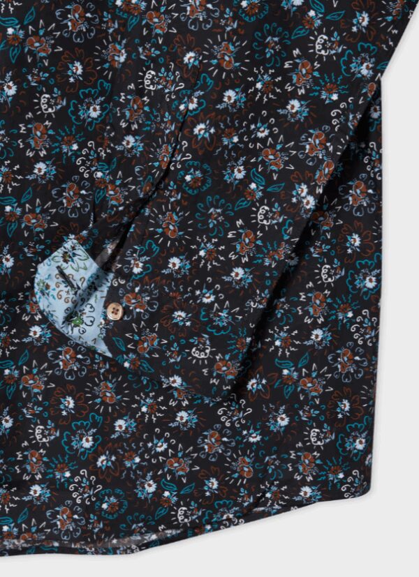 PAUL SMITH – CAMICIA FANTASIA NERO