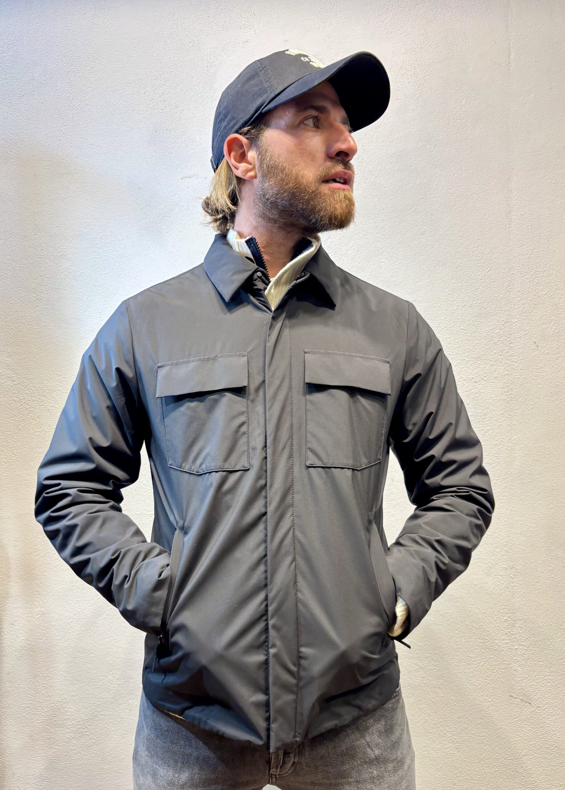 PEOPLE OF SHIBUYA - GIACCA NYLON NERO PEOPLE OF SHIBUYA – GIACCA NYLON NERO