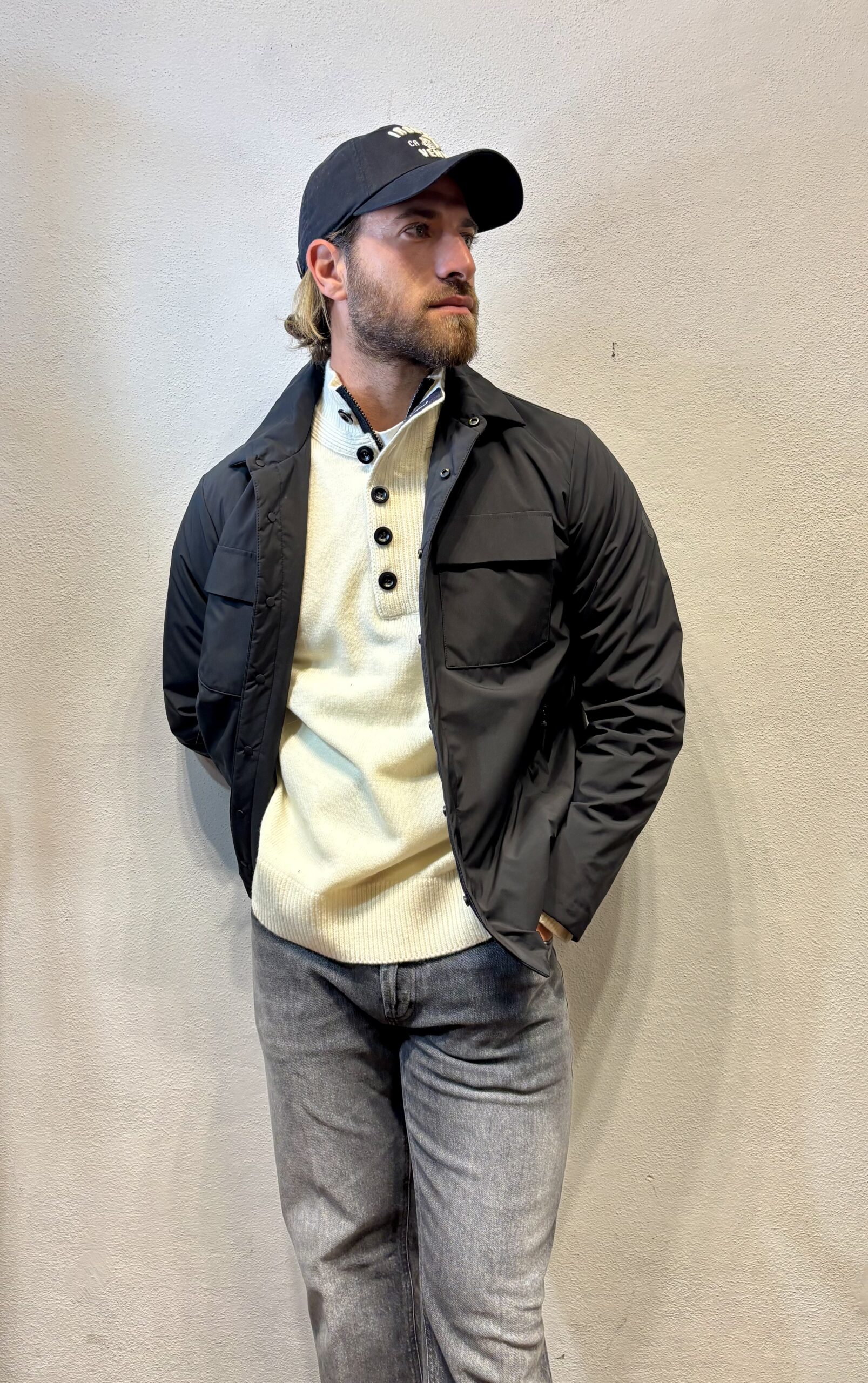 PEOPLE OF SHIBUYA - GIACCA NYLON NERO PEOPLE OF SHIBUYA – GIACCA NYLON NERO