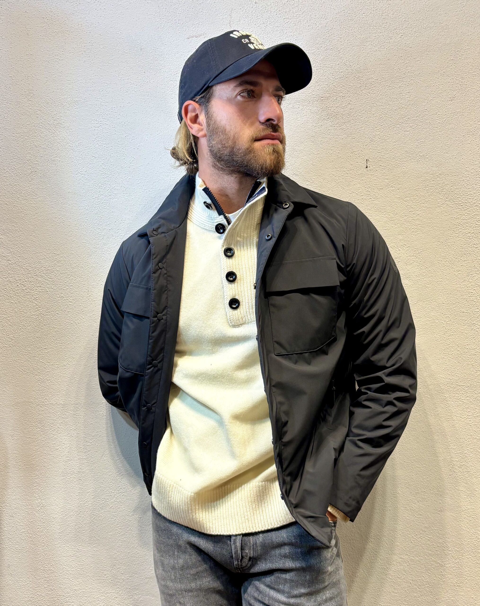 PEOPLE OF SHIBUYA - GIACCA NYLON NERO PEOPLE OF SHIBUYA – GIACCA NYLON NERO