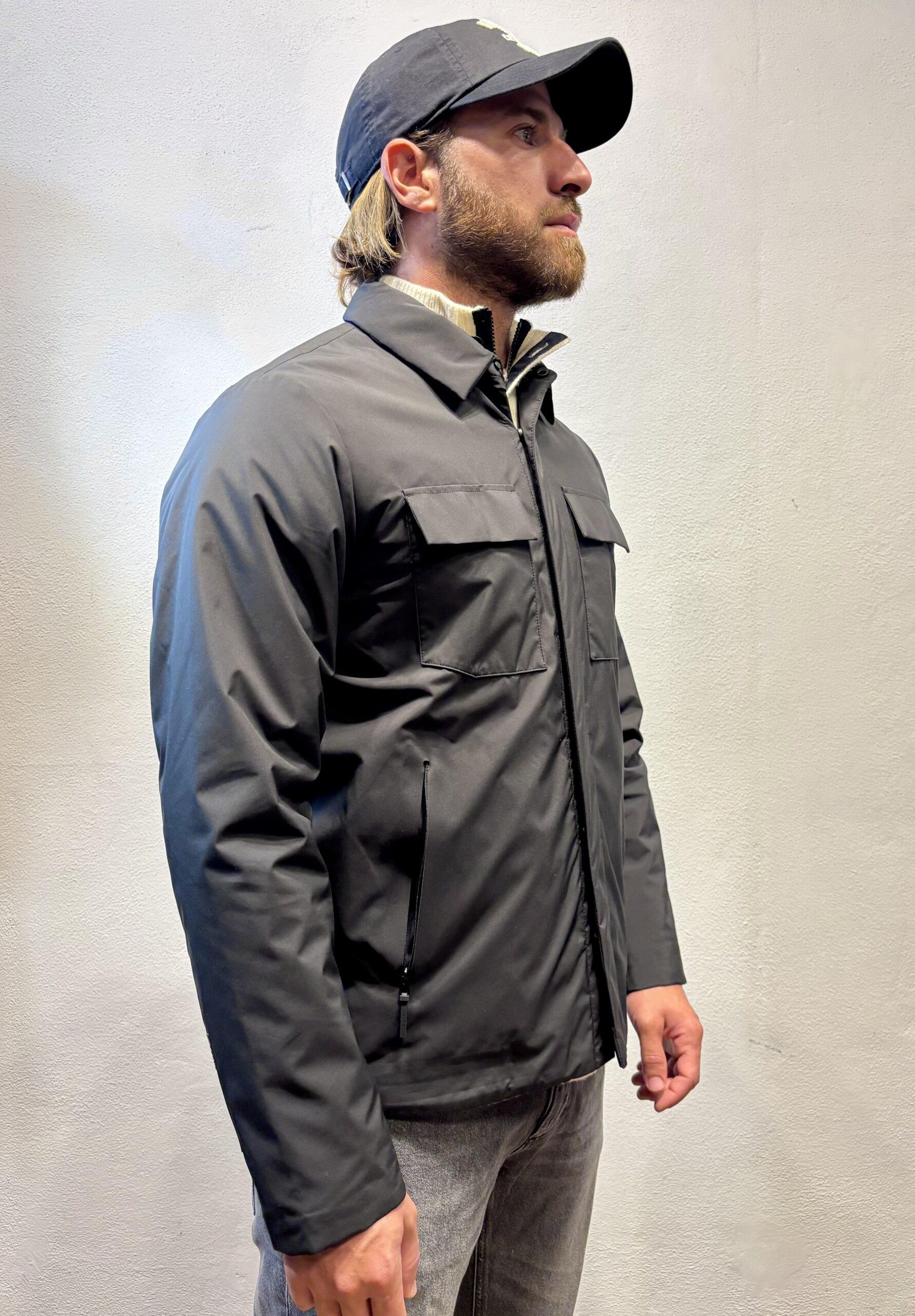 PEOPLE OF SHIBUYA - GIACCA NYLON NERO PEOPLE OF SHIBUYA – GIACCA NYLON NERO