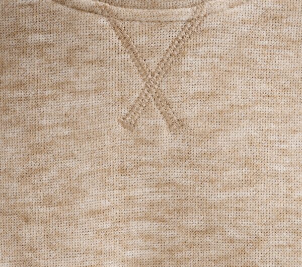 QB24 – FELPA GIROCOLLO BEIGE