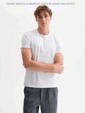 QB24 – T-SHRIT BASIC BIANCO