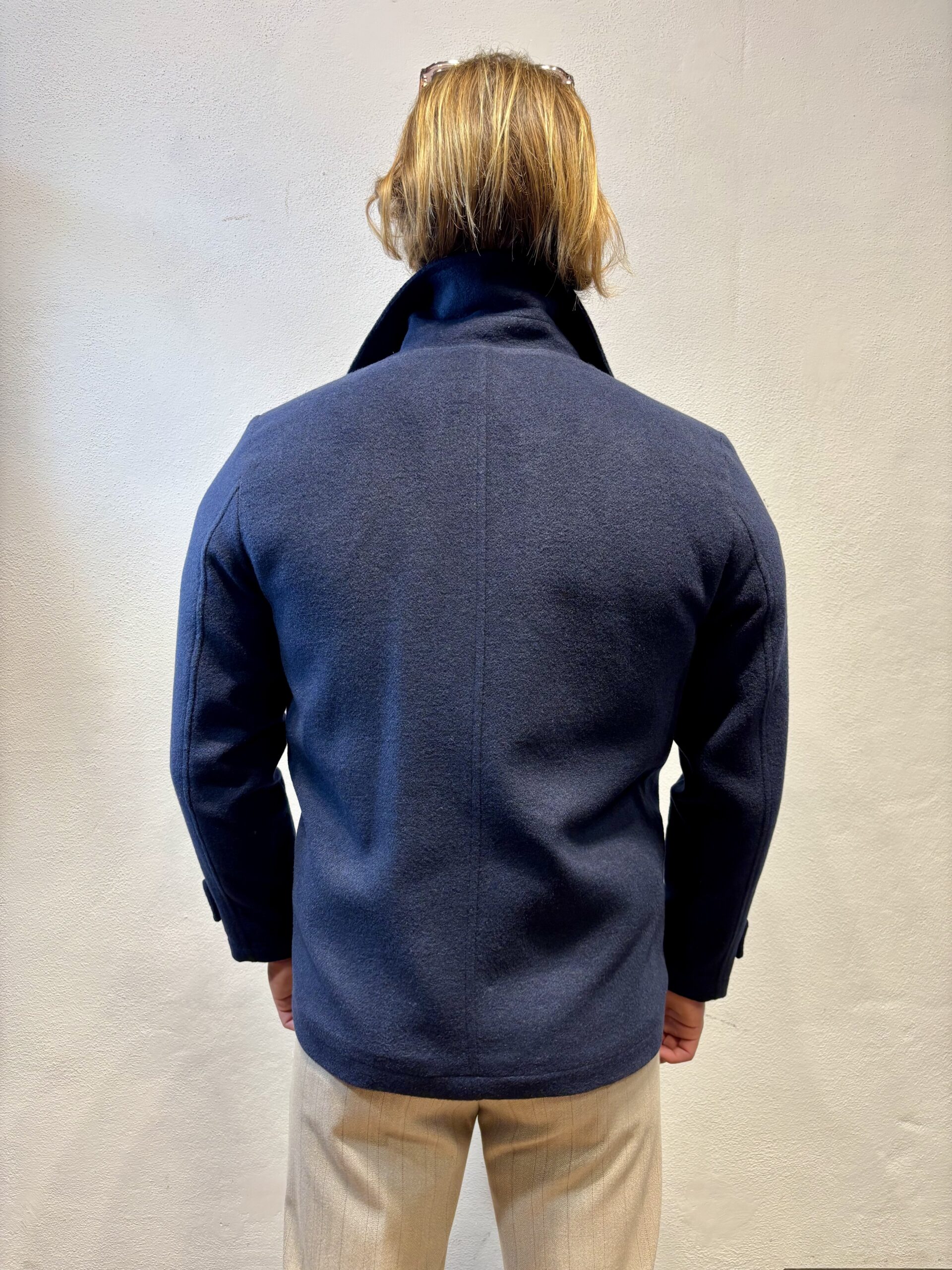 RENAVINE - PEACOAT LANA BLU RENAVINE – PEACOAT LANA BLU