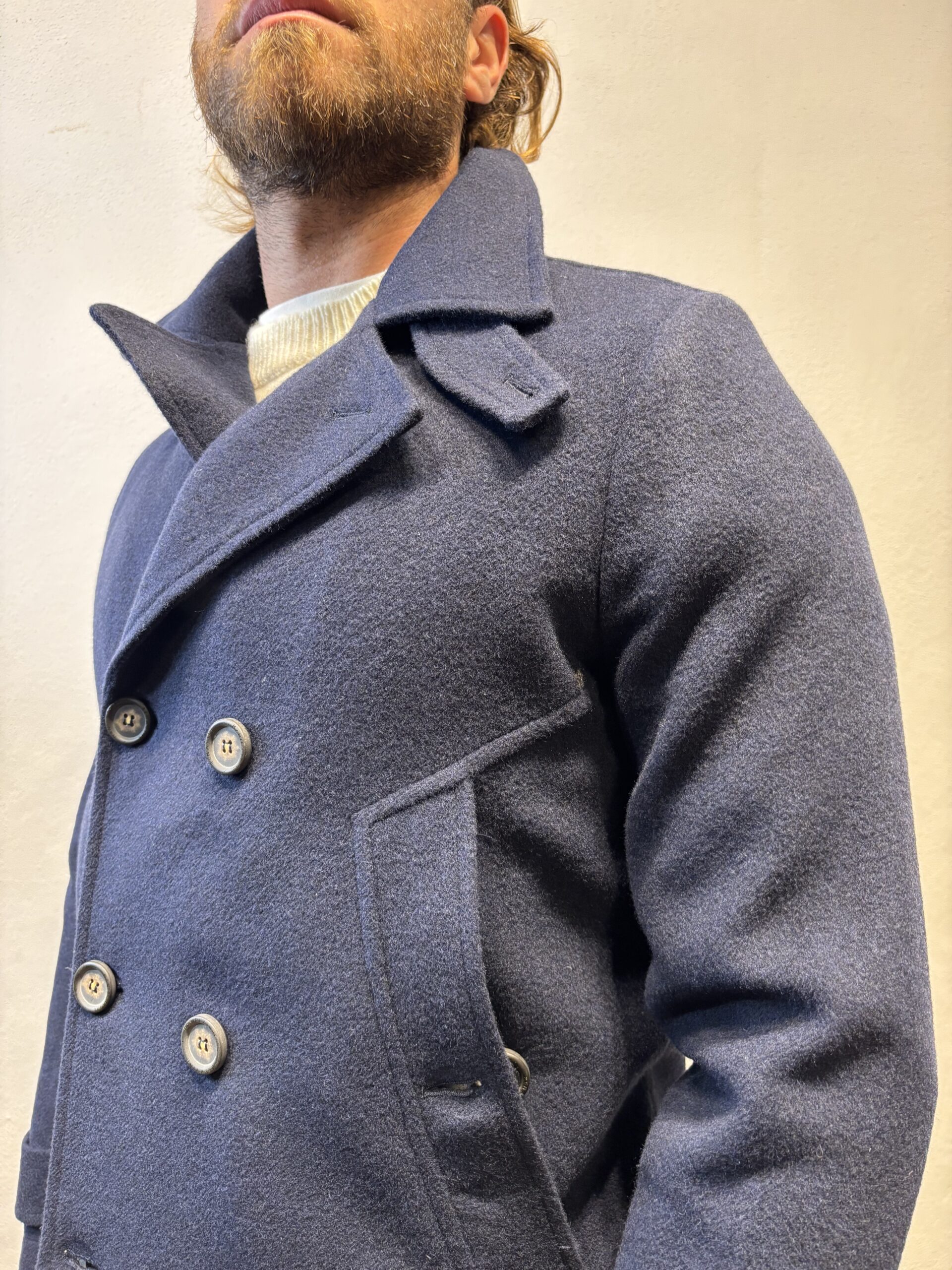 RENAVINE - PEACOAT LANA BLU RENAVINE – PEACOAT LANA BLU