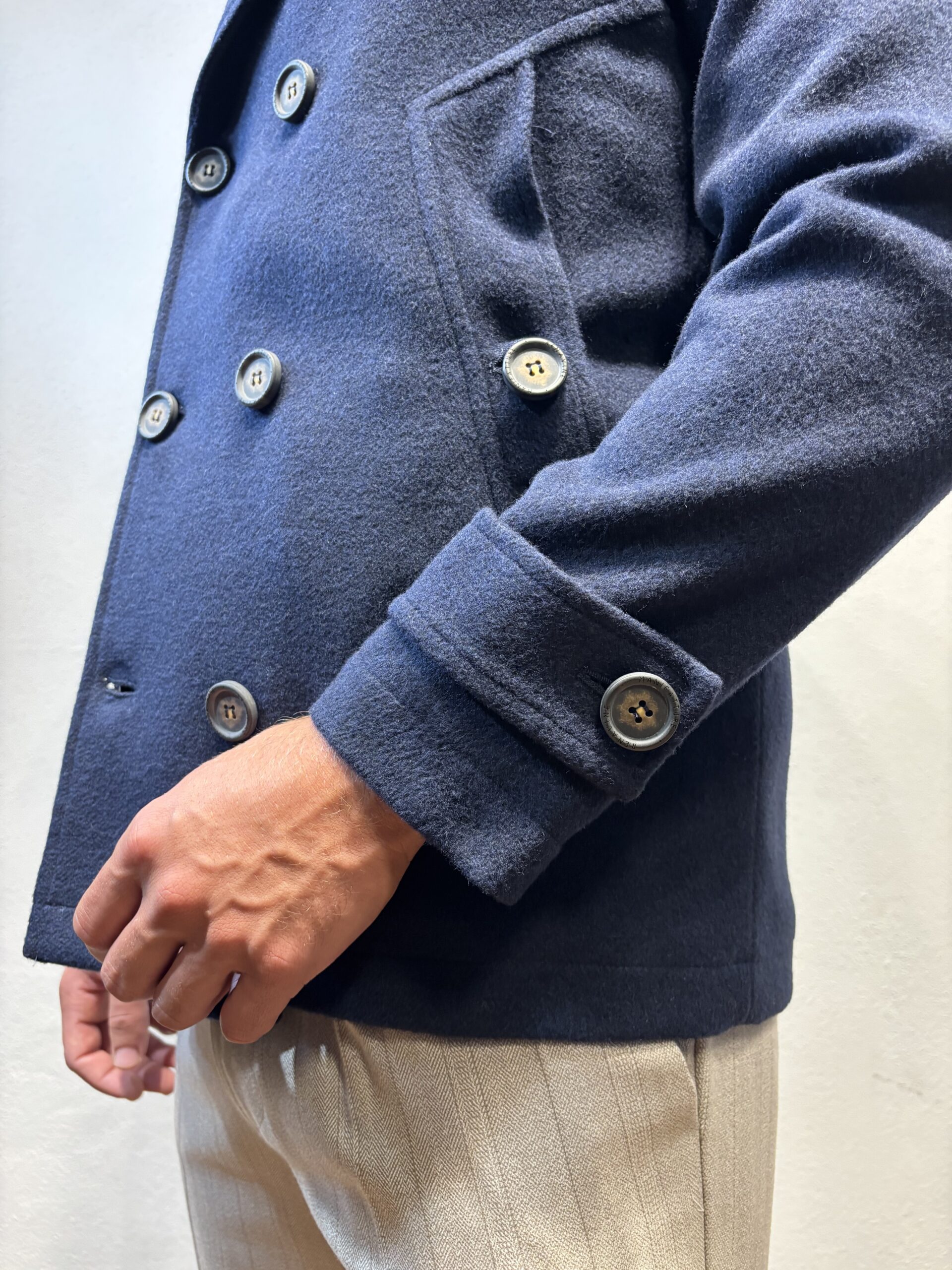 RENAVINE - PEACOAT LANA BLU RENAVINE – PEACOAT LANA BLU