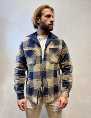 RENAVINE – CAMICIA REVERSIBILE BLU