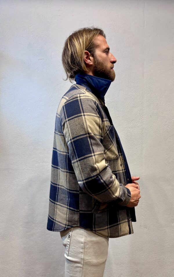 RENAVINE – CAMICIA REVERSIBILE BLU