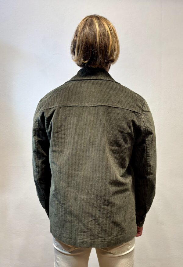 RENAVINE – OVERSHIRT VELLUTO VERDE