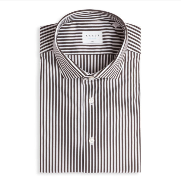 XACUS – CAMICIA BASTONCINO MORO