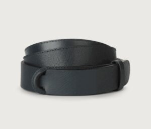 ORCIANI – CINTURA SAFFIANO NERO