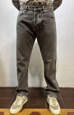 AMARANTO - CARDIGAN COSTE PANNA AMARANTO – JEANS REGULAR GRIGIO