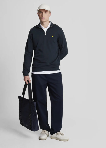 LYLE SCOTT - MEZZA ZIP BLU LYLE SCOTT – MEZZA ZIP BLU