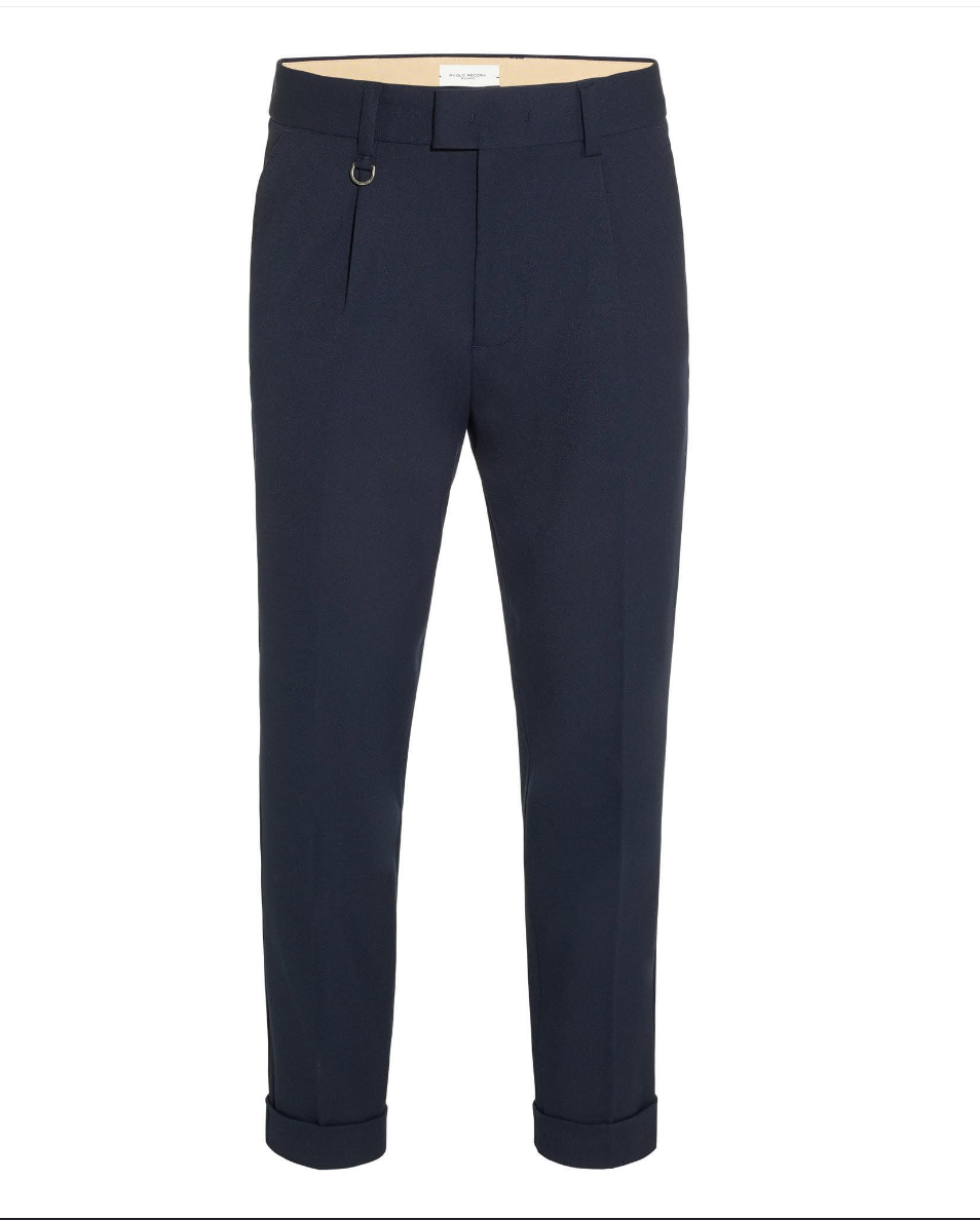 PAOLO PECORA MILANO - PANTALONE BLU PAOLO PECORA MILANO – PANTALONE BLU