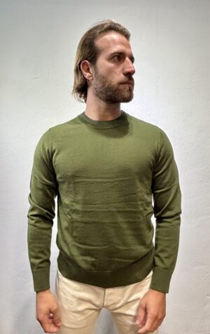 PAUL SMITH – GIROCOLLO MERINOS VERDE