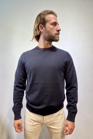 PAUL SMITH – GIROCOLLO MERINOS BLU