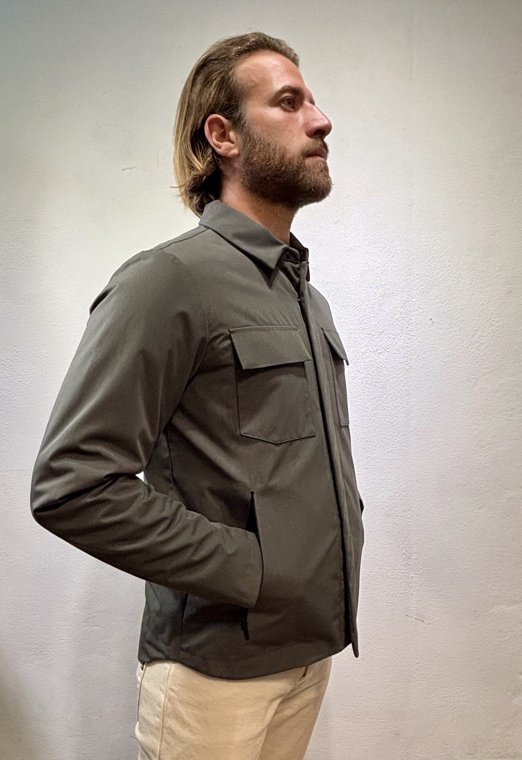 PEOPLE OF SHIBUYA - OVERSHIRT FLANELLA GRIGIO PEOPLE OF SHIBUYA – OVERSHIRT FLANELLA GRIGIO