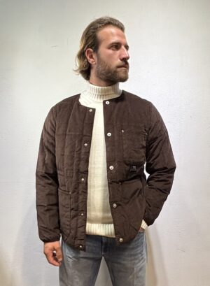 AMARANTO - GIACCA 2 PET ROSA TAION – GIACCA IN VELLUTO CIOCCOLATO