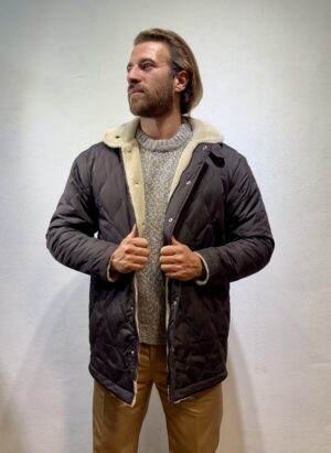 AMARANTO - GIACCA 2 PET ROSA TAION – PARKA +TEDDY CIOCCOLATO