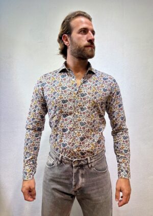 TINTORIA MATTEI – CAMICIA LIBERY PANNA