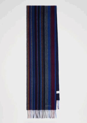 PAUL SMITH – SCIARPA RIGA BLU