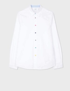 PAUL SMITH – CAMICIA OXFORD BIANCO