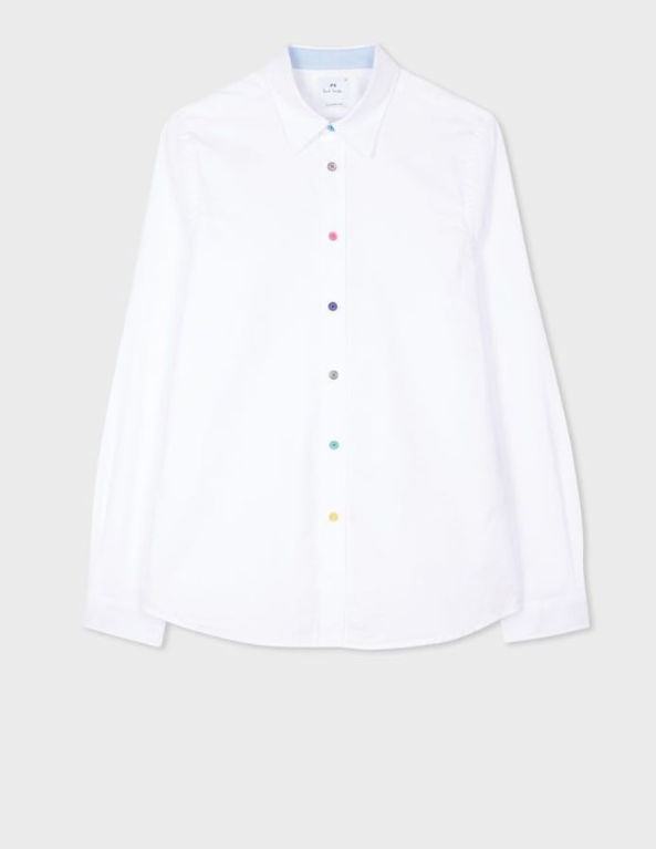 PAUL SMITH - CAMICIA OXFORD BIANCO PAUL SMITH – CAMICIA OXFORD BIANCO