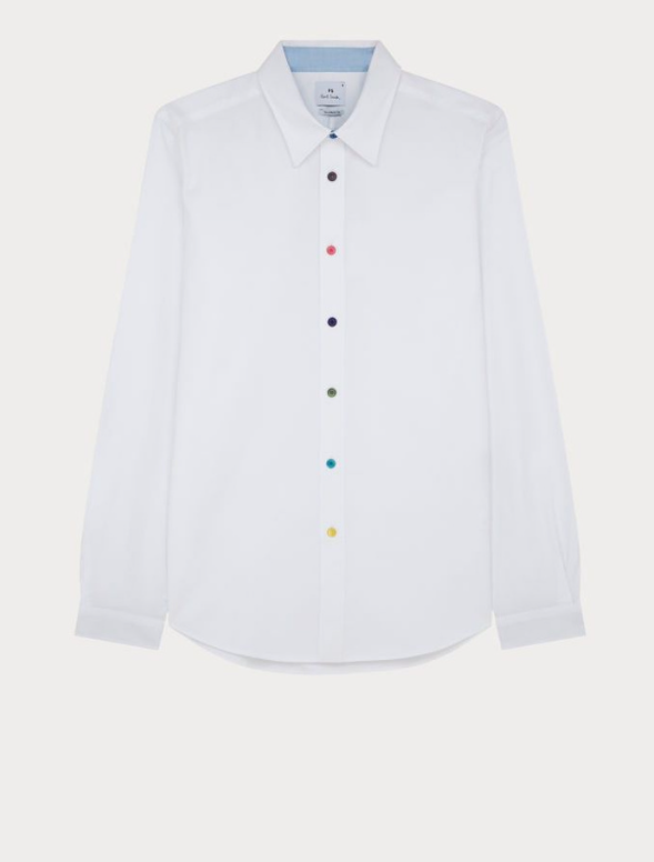 PAUL SMITH - CAMICIA OXFORD BIANCO PAUL SMITH – CAMICIA OXFORD BIANCO