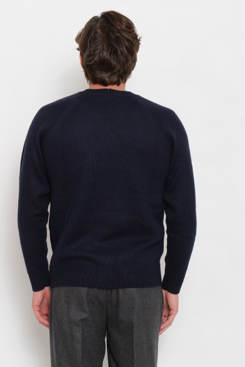 PAOLO PECORA MILANO - MAGLIA LAVORATO BLU PAOLO PECORA MILANO – MAGLIA LAVORATO BLU