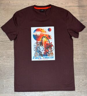 PAUL SMITH - SNEAKERS PELLE BIANCO PAUL SMITH – T-SHIRT LOCANDINA BORDEAUX