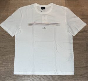 PAUL SMITH - SNEAKERS PELLE BIANCO PAUL SMITH – T-SHIRT RGHINA BIANCO