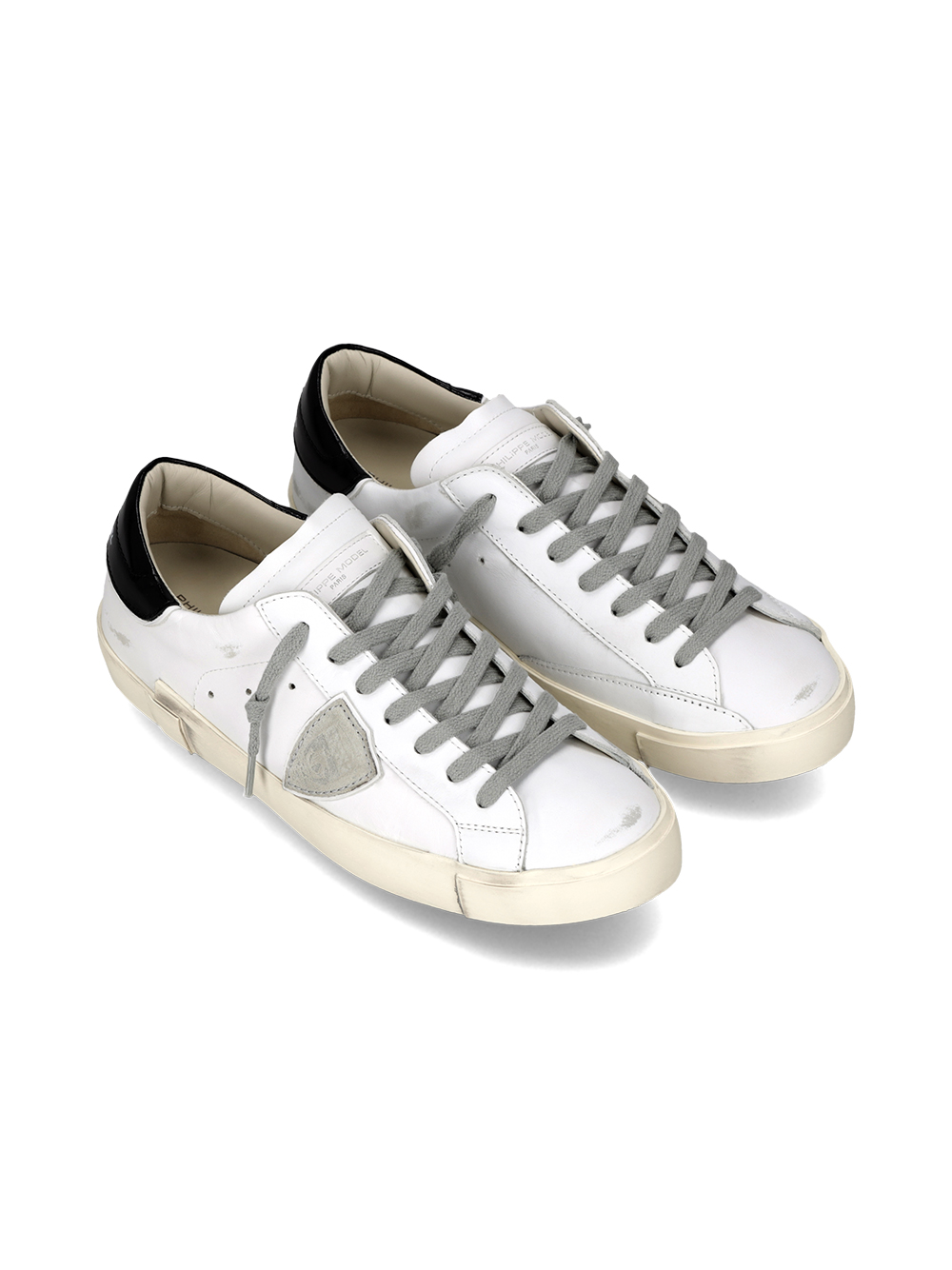 PHILIPPE MODEL - PARIS LOW BIANCO NERO PHILIPPE MODEL – PARIS LOW BIANCO NERO