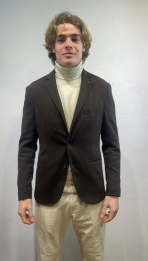 PAUL SMITH - TRIPAK BLK NERO EN AVANCE – GIACCA JACQUARD MORO