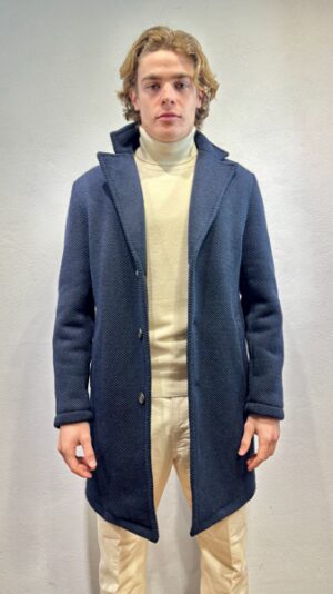 RENAVINE - CAMICIA REVERSIBILE BLU RENAVINE – CAPPOTTO BLU