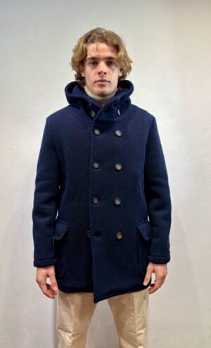 RENAVINE - CAMICIA REVERSIBILE BLU RENAVINE – PARKA DOPPIO PETTO BLU