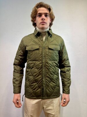 TAION – GIACCA ZIP LATO VERDE