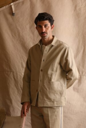 EAST HARBOUR SURPLUS - PANTALONE COULISSE SABBIA EAST HARBOUR SURPLUS – OVERSHIRT BEIGE