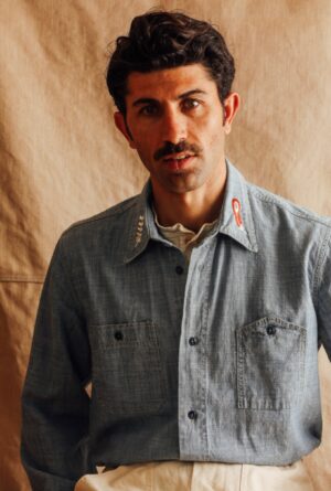 EAST HARBOUR SURPLUS - PANTALONE COULISSE SABBIA EAST HARBOUR SURPLUS – CAMICIA DENIM