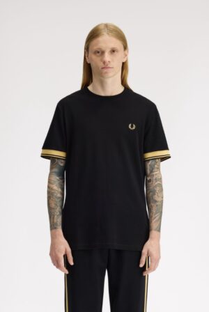 FRED PERRY – T-SHIRT PIQUET M/M NERO