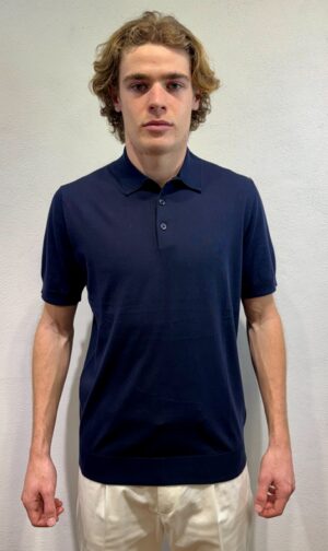 PAOLO PECORA MILANO – POLO M/M FILO BLU