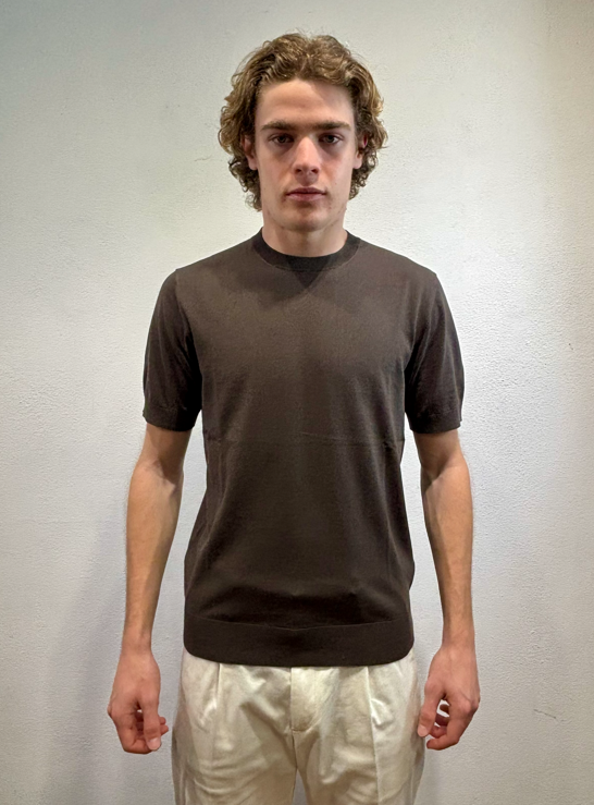 PAOLO PECORA MILANO - T-SHIRT M/M FILO MORO PAOLO PECORA MILANO – T-SHIRT M/M FILO MORO