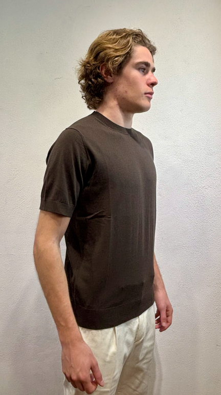 PAOLO PECORA MILANO - T-SHIRT M/M FILO MORO PAOLO PECORA MILANO – T-SHIRT M/M FILO MORO