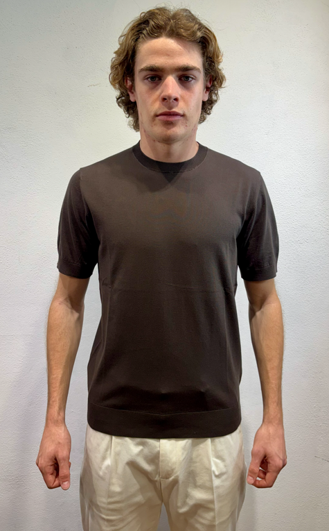 PAOLO PECORA MILANO - T-SHIRT M/M FILO MORO PAOLO PECORA MILANO – T-SHIRT M/M FILO MORO