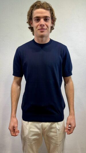 PAOLO PECORA MILANO – T-SHIRT M/M FILO BLU