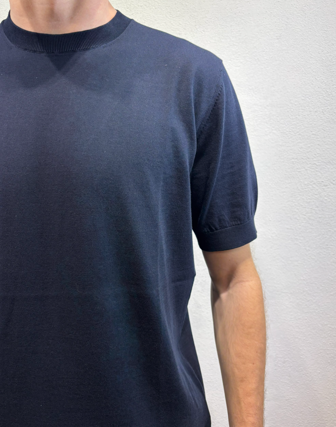 PAOLO PECORA MILANO - T-SHIRT M/M FILO BLU PAOLO PECORA MILANO – T-SHIRT M/M FILO BLU