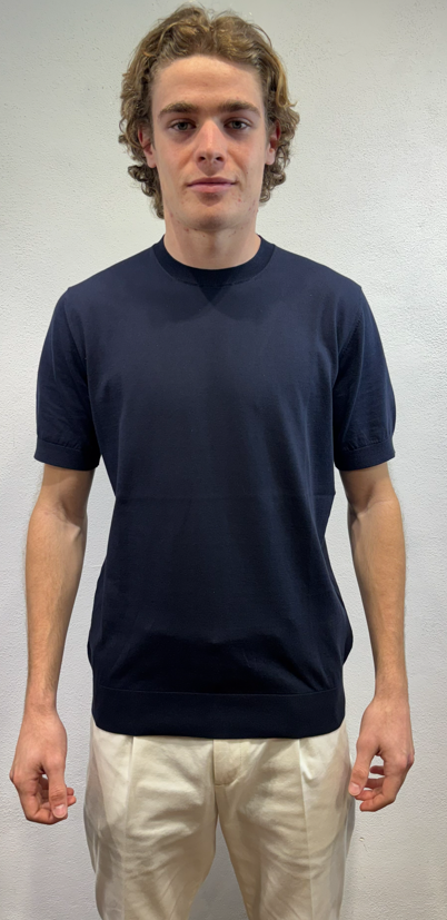 PAOLO PECORA MILANO - T-SHIRT M/M FILO BLU PAOLO PECORA MILANO – T-SHIRT M/M FILO BLU