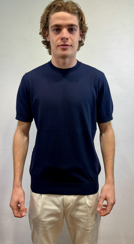 PAOLO PECORA MILANO - T-SHIRT M/M FILO BLU PAOLO PECORA MILANO – T-SHIRT M/M FILO BLU