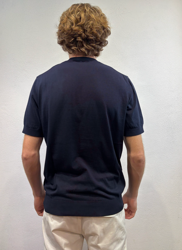 PAOLO PECORA MILANO - T-SHIRT M/M FILO BLU PAOLO PECORA MILANO – T-SHIRT M/M FILO BLU