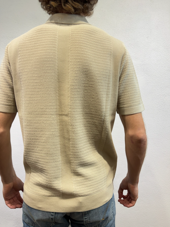 PAOLO PECORA MILANO - POLO DOPPIA LAV ECRU PAOLO PECORA MILANO – POLO DOPPIA LAV ECRU